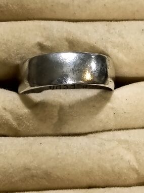 Classic Esposito Men's Sterling Silver Wedding Band Ring Signed Size 9.75